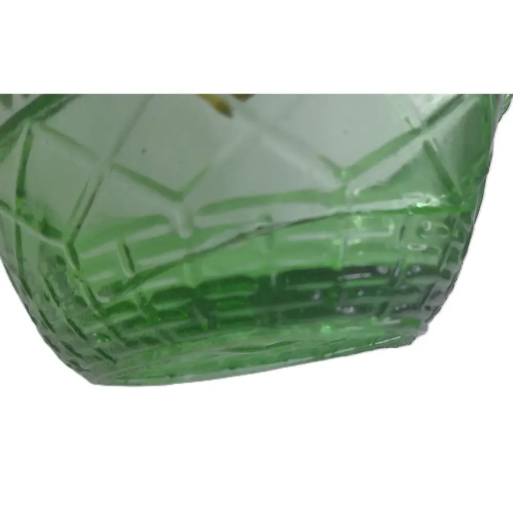 Vintage Westmoreland Green Glass Hen On Nest Candy Dish 5
